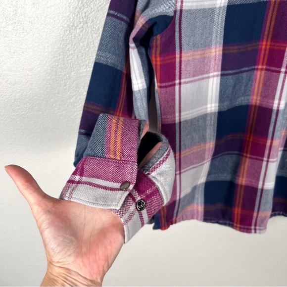Toad & Co Women's Mojacette Overshirt Jacket Lined Plaid  Shacket Size Medium - Picture 5 of 11
